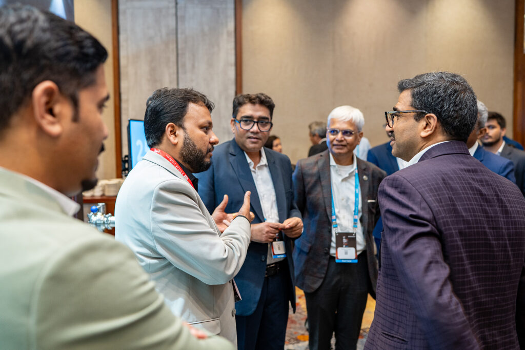 7 Delhi Event Jay Burse with Apurva Shah with Customer